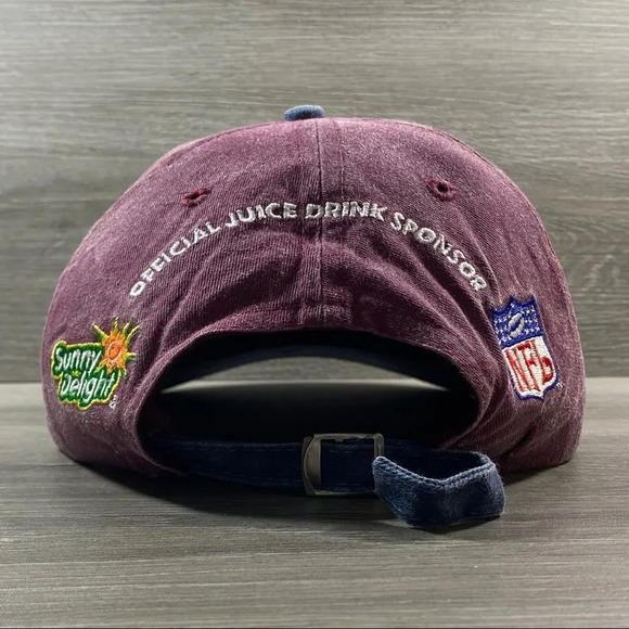 Vintageā1999Ā ESPNāBristol University Sunny Delight NFL StrapBack Dad Hat - Picture 3 of 7